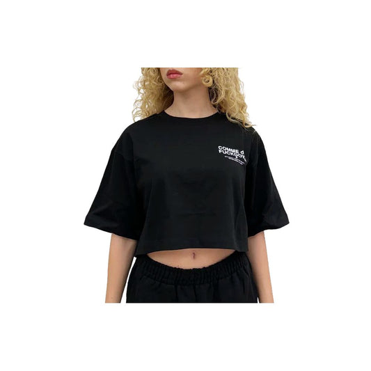 Black Cotton T-Shirt