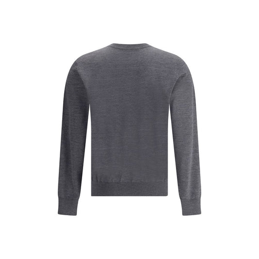 Gray Fleece Wool Sweatshirt