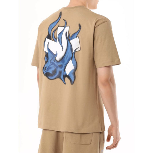 Brown Cotton T-Shirt