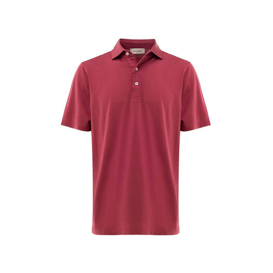Red Cotton Polo Shirt