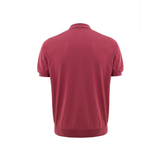 Red Cotton Polo Shirt