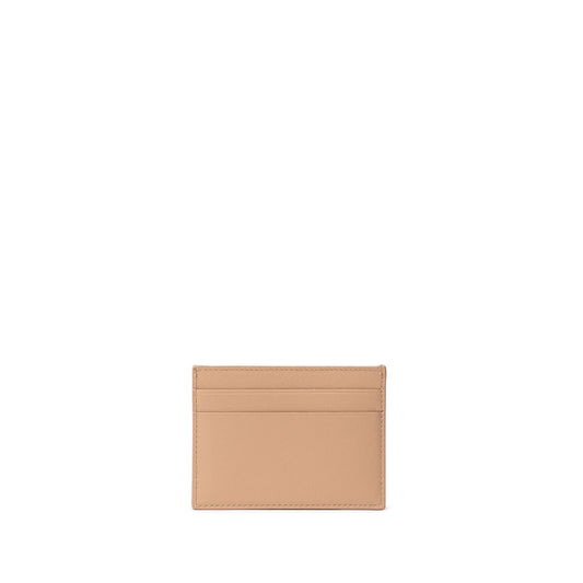 Beige Leather Cardholder
