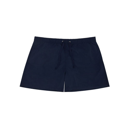Blue Polyester Swim Shorts