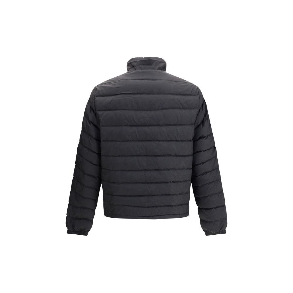 Black Polyester Shell Jacket