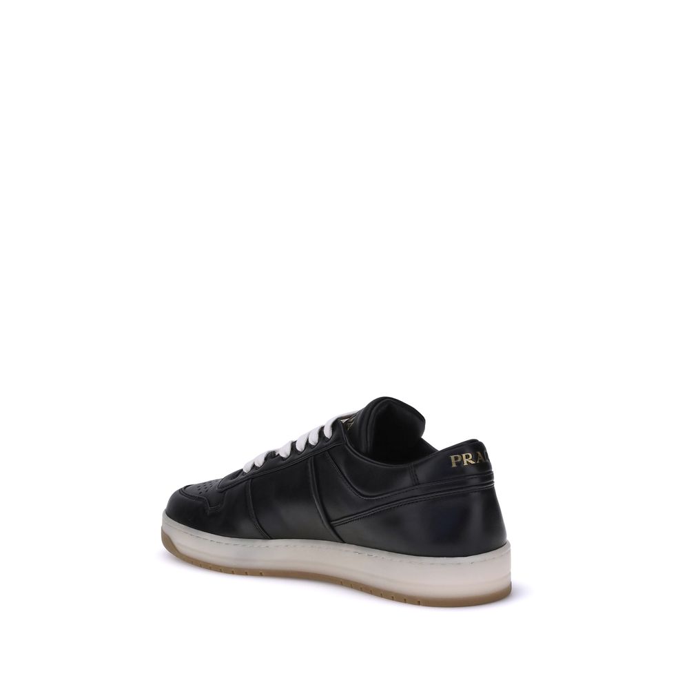 Black Calf Leather Bos Taurus Low Top Sneakers
