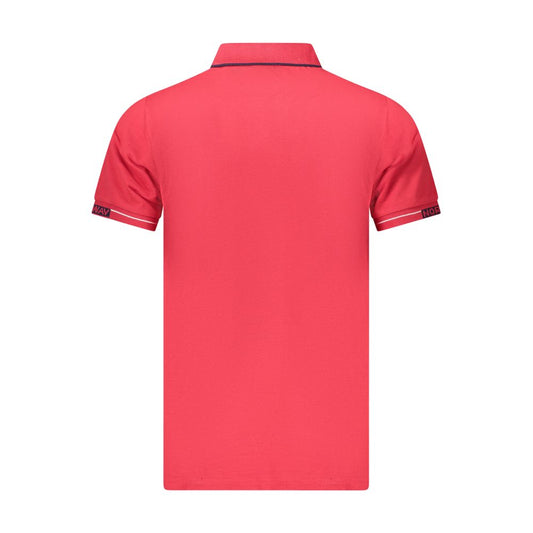 Red Cotton Polo Shirt