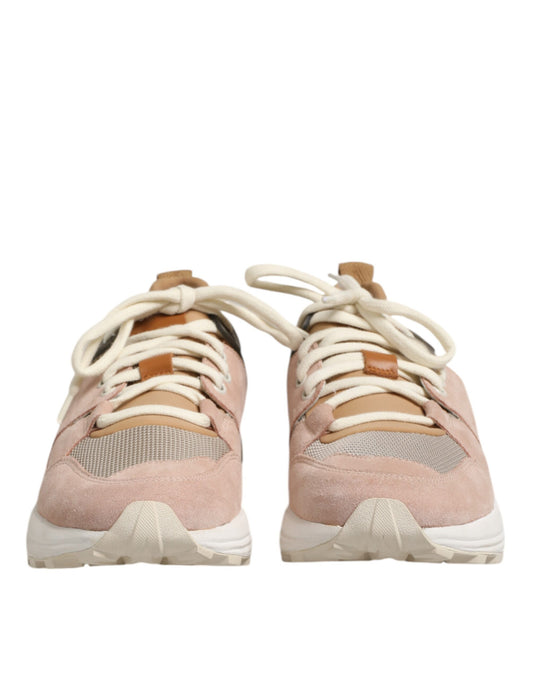 Multicolor Suede Low Top Women Sneakers Shoes