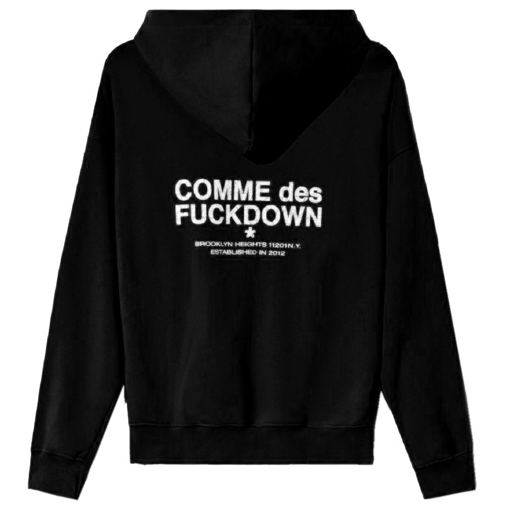 Black Cotton Sweatshirt