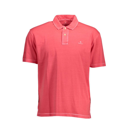 Pink Cotton Polo Shirt