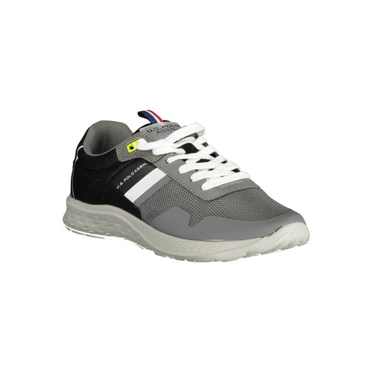 Gray Polyester Sneaker