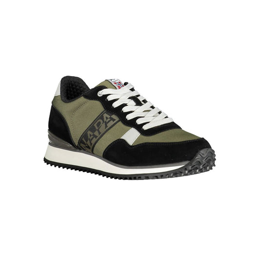 Green Polyester Sneaker