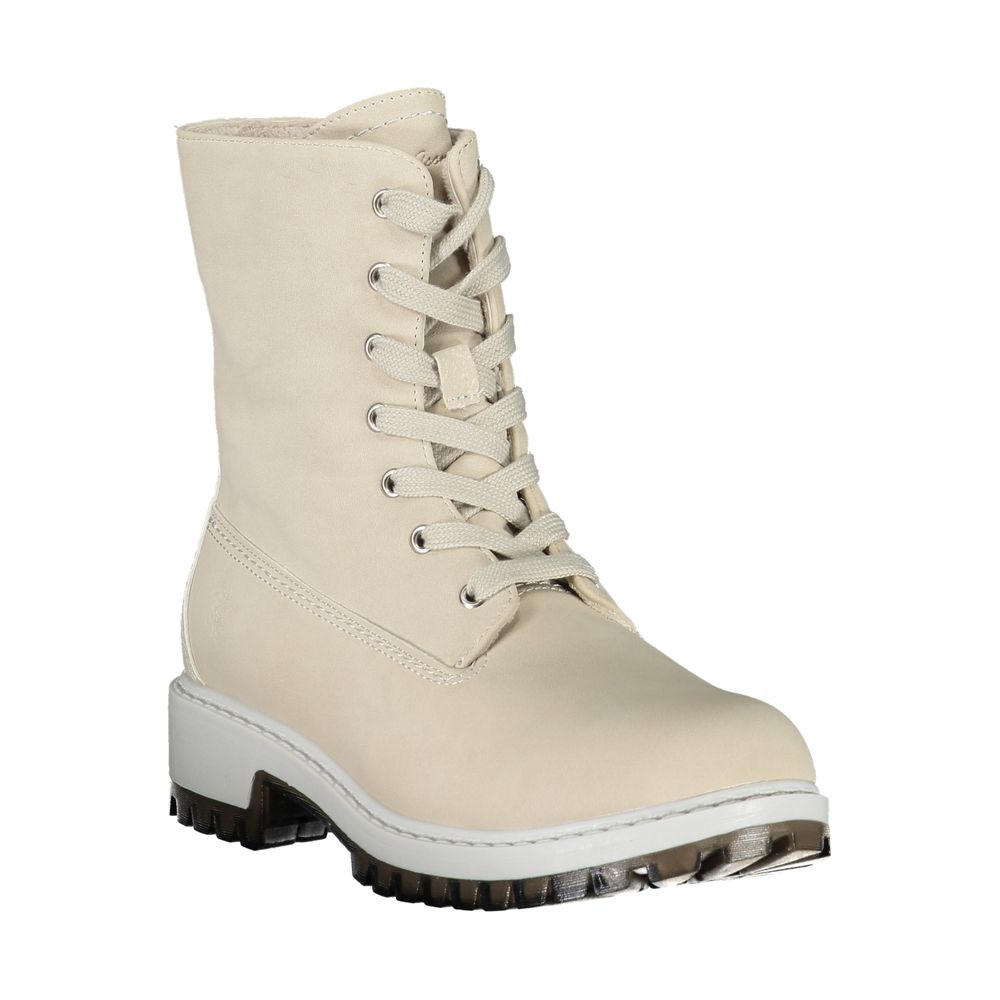 Gray Polyester Women Boot