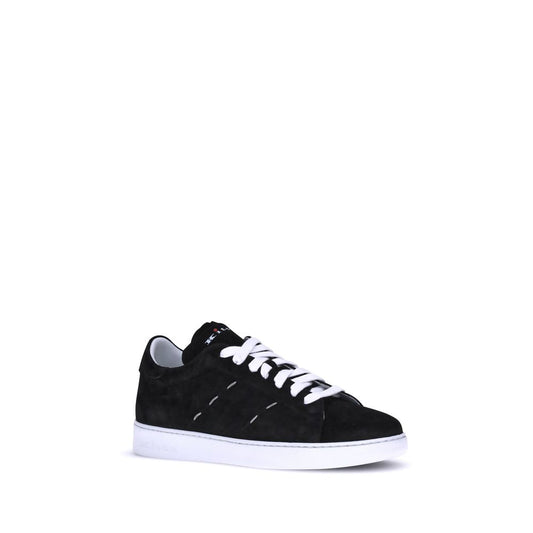 Black Rubber Low Top Sneakers