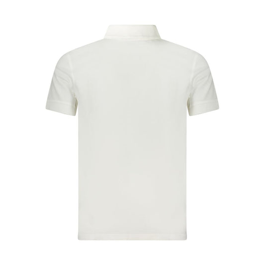 White Cotton Polo Shirt