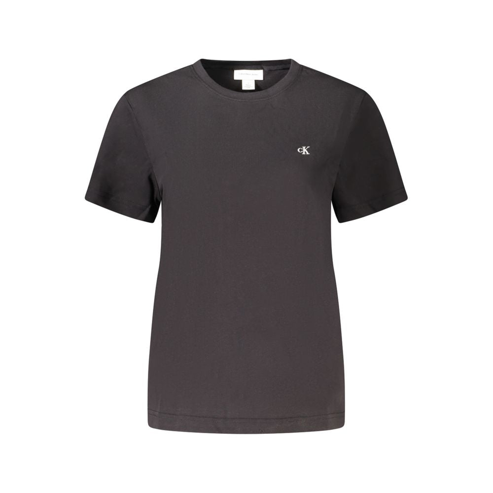 Black Cotton T-Shirt
