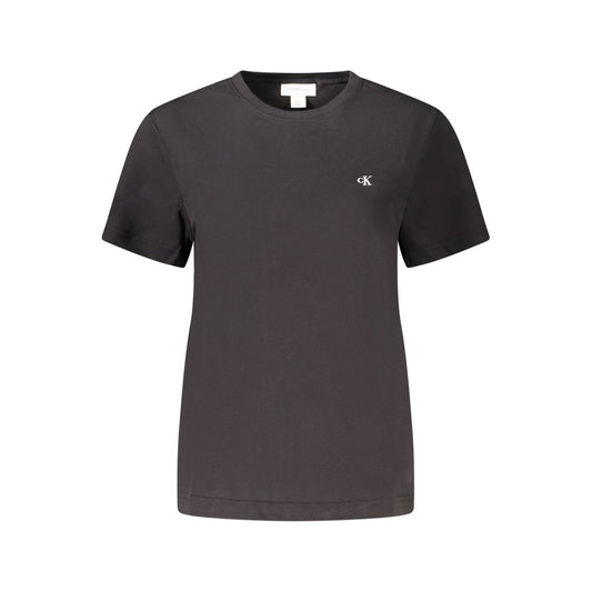 Black Cotton T-Shirt