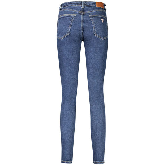 Blue Cotton Women Jeans