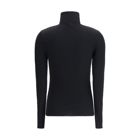 Black Fleece Wool Turtleneck