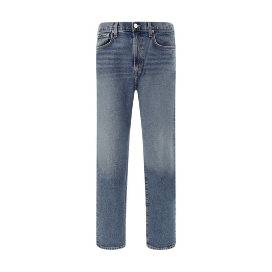 Blue Cotton Skinny Jeans