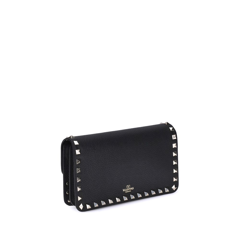 Black Calf Leather Bos Taurus Clutch Bag