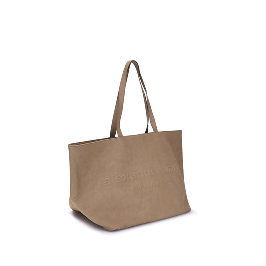 Beige Nylon Shoulder Bag