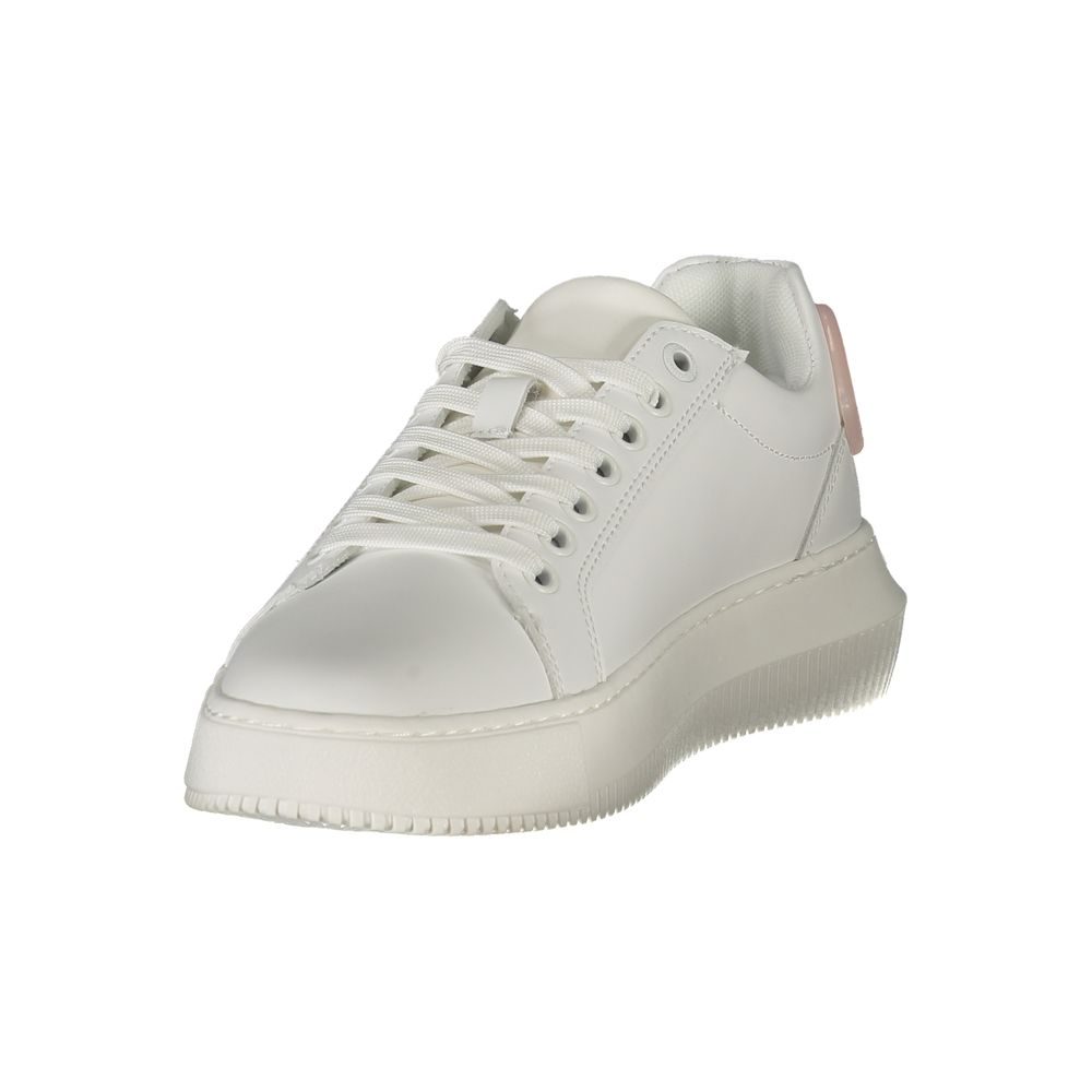 White Leather Women Sneaker