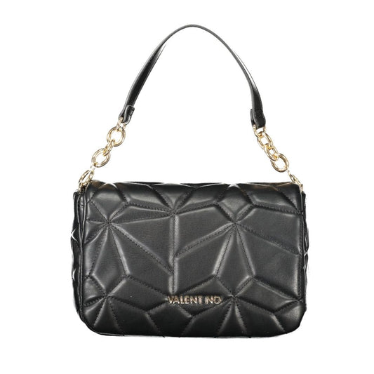 Black Polyethylene Women Handbag