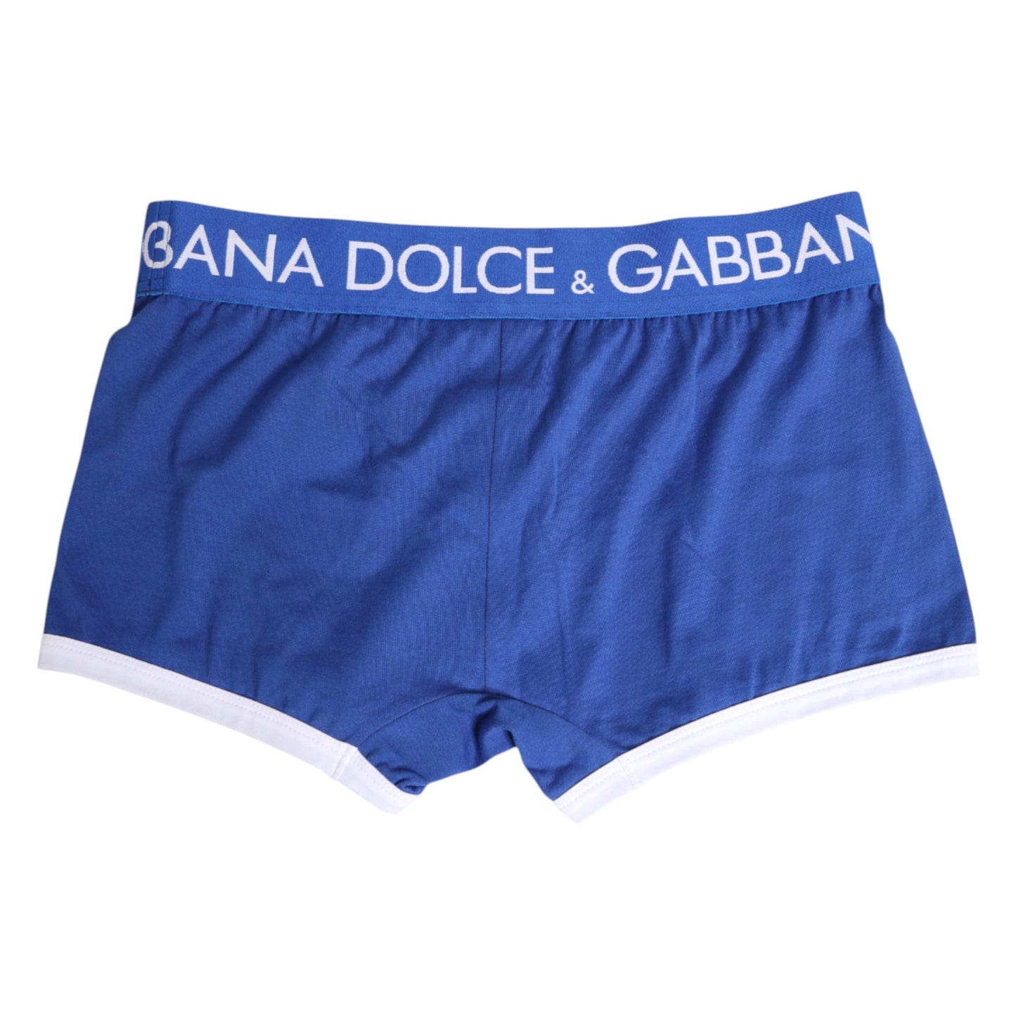 Blue Cotton Stretch Regular Boxer Underwear