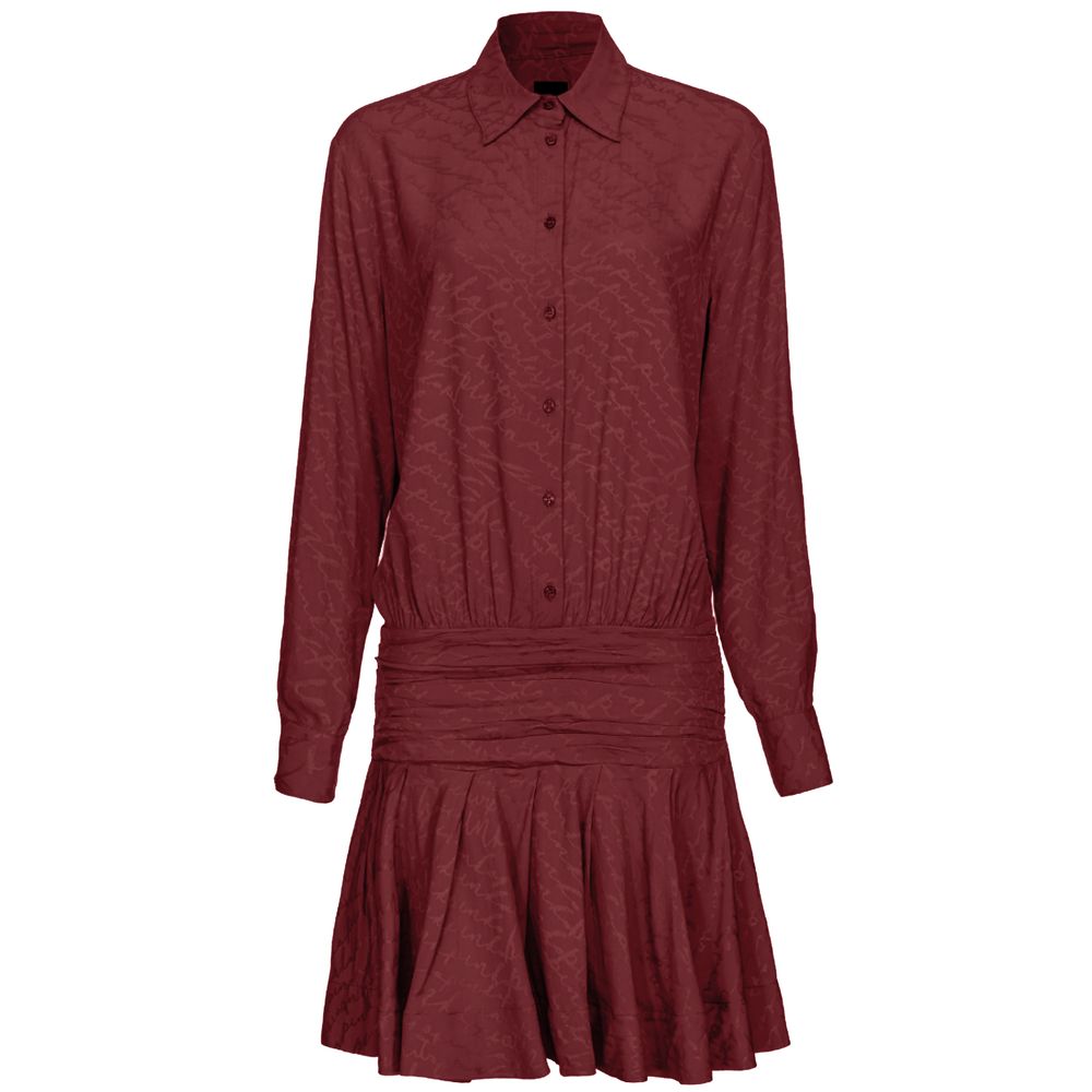 Red Silk Women Dress