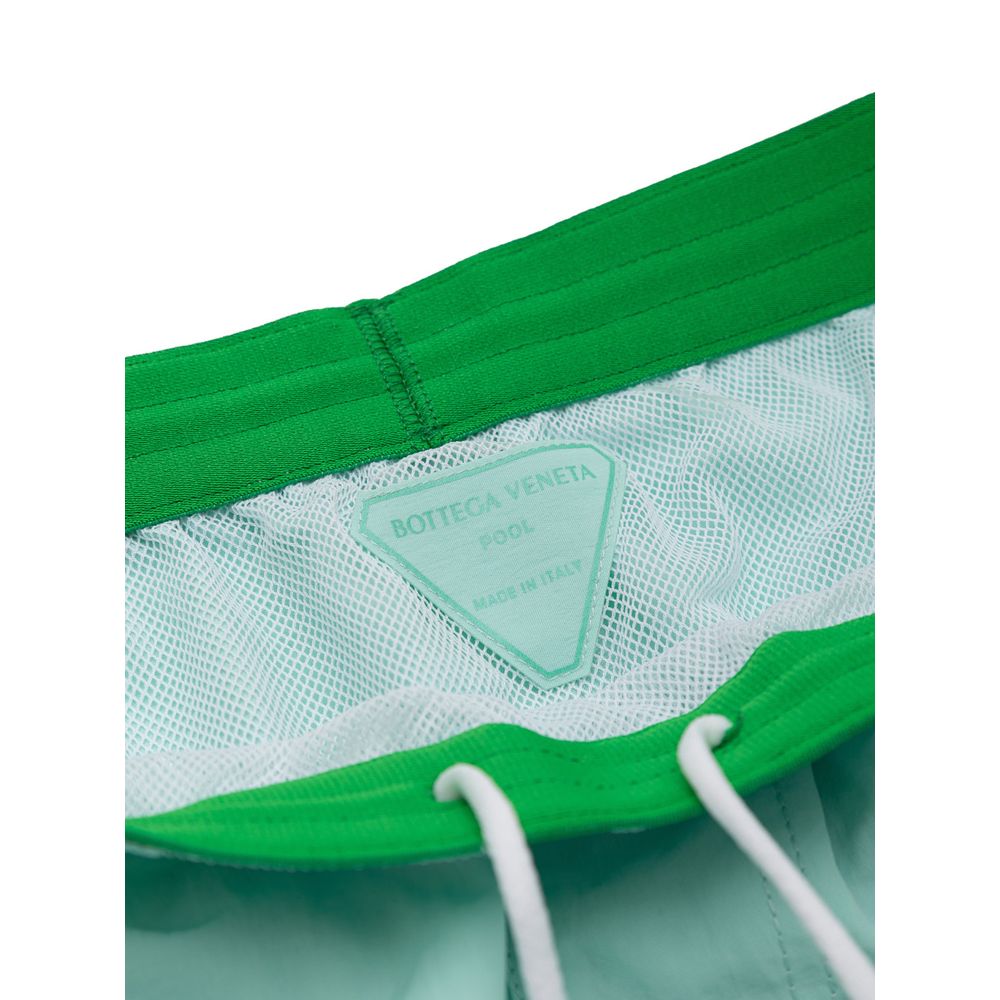 Turquoise Polyamide Swim Shorts