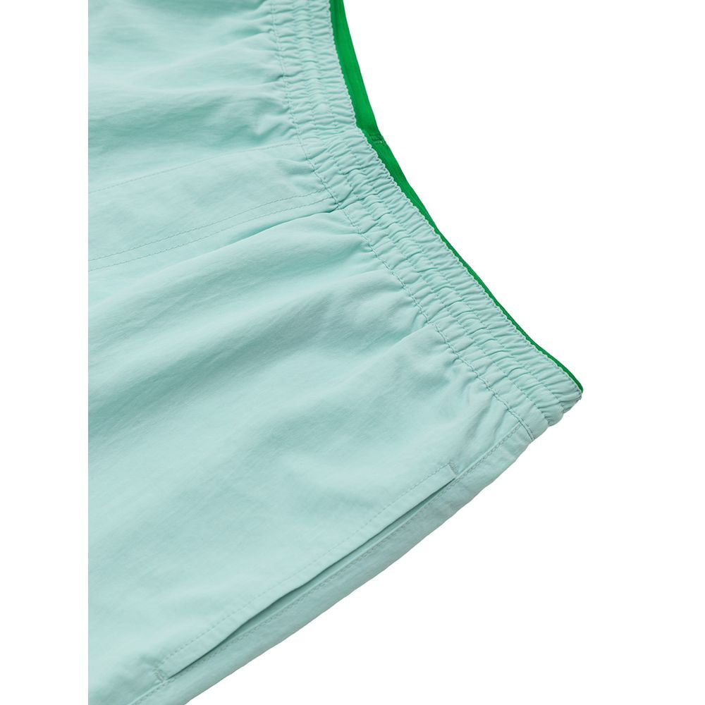 Turquoise Polyamide Swim Shorts