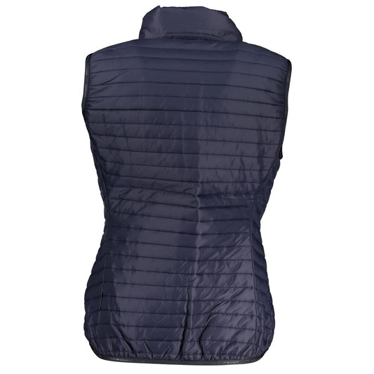 Blue Polyester Women's Jacket