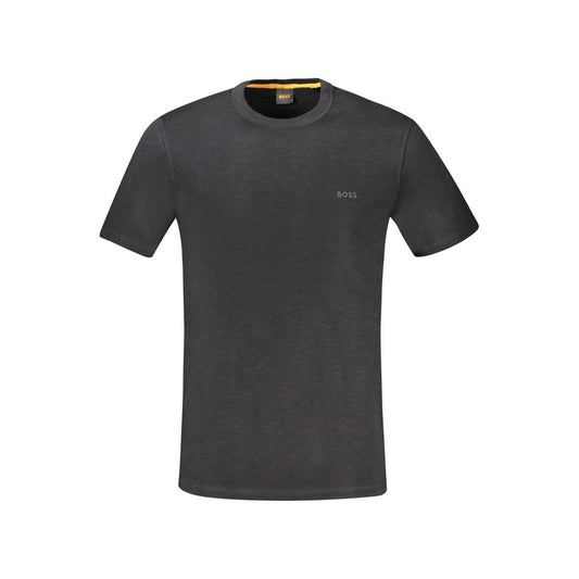Black Cotton T-Shirt