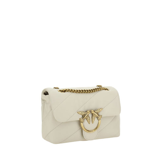 White Calf Leather Bos Taurus Shoulder Bag