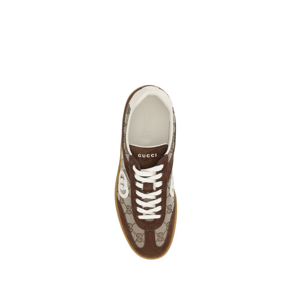 Brown Calf Leather Bos Taurus Low Top Sneakers