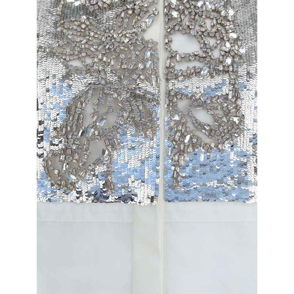 White Cotton Dress Shirt