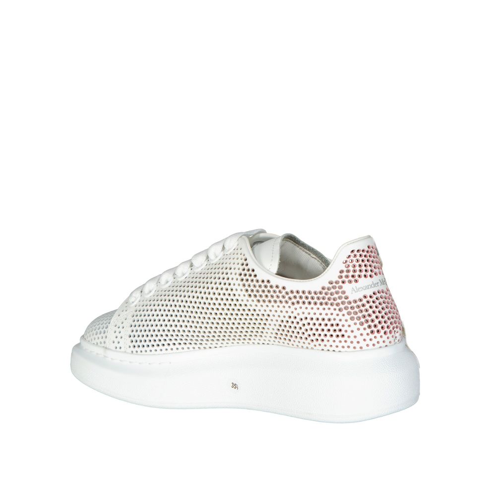 White Calfskin Chunky Sneakers