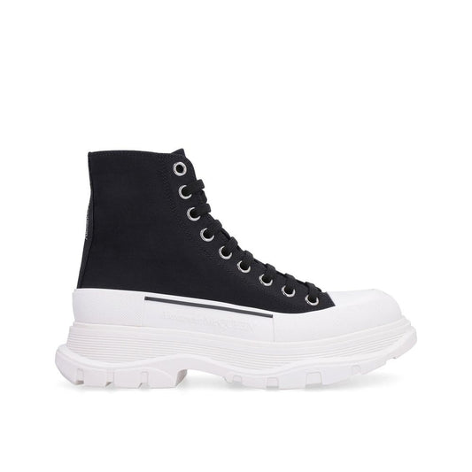 Black Canvas High Top Sneakers