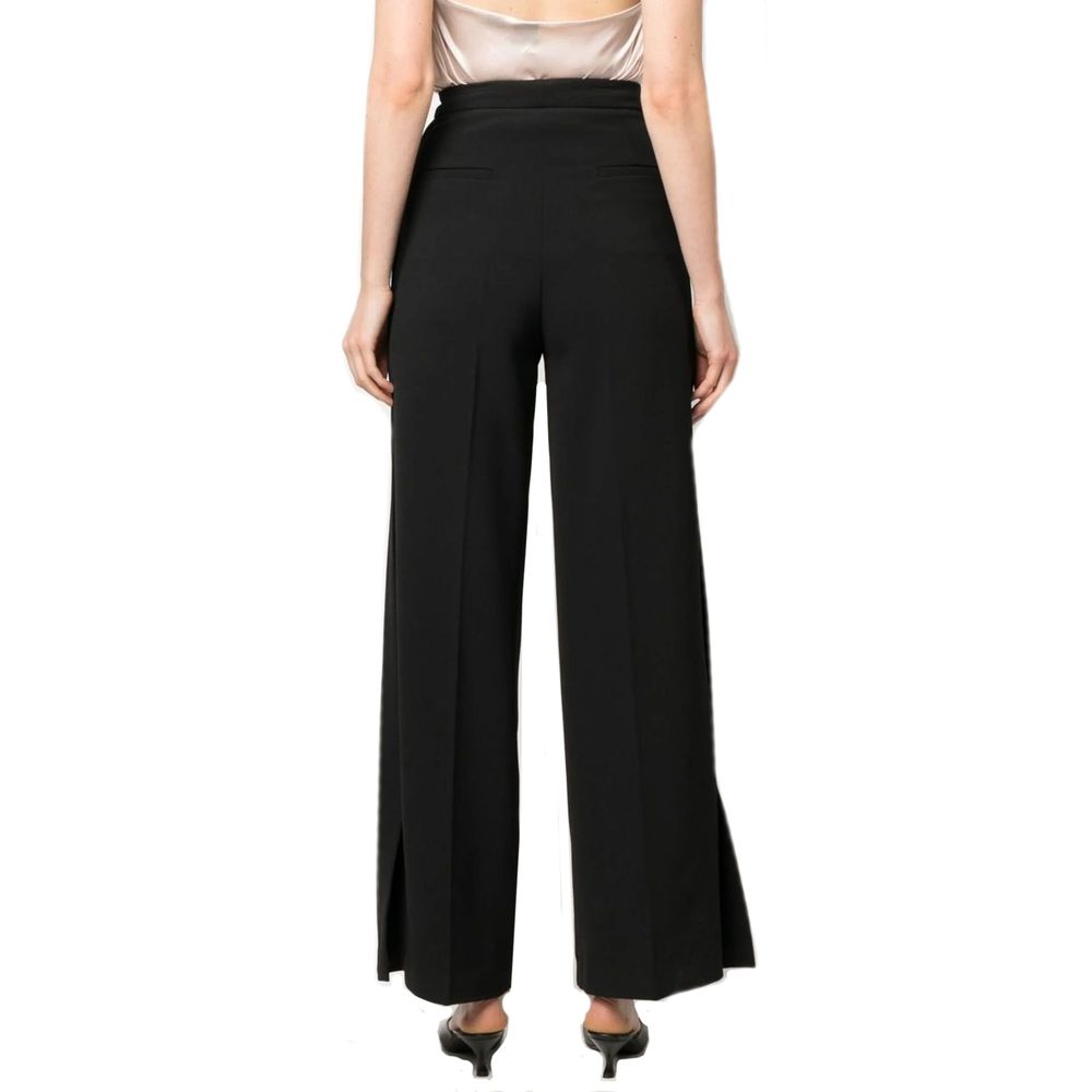 Black Elastane Pants