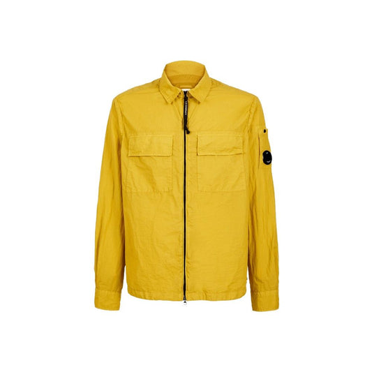 Yellow Polyamide Shell Jacket