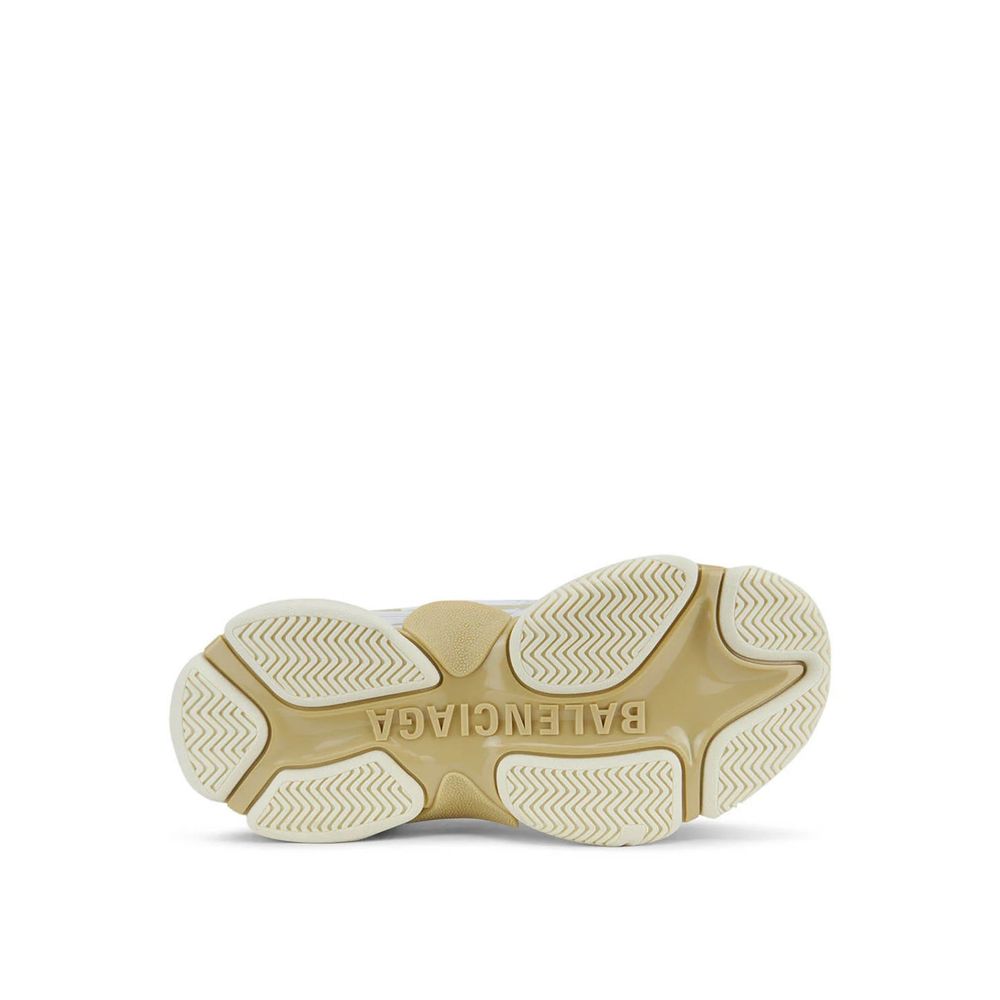 White Calfskin Chunky Sneakers