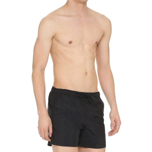 Black Polyamide Short And Mini Shorts