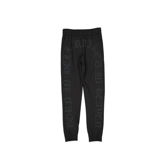 Black Elastane Joggers (Workout Pants)