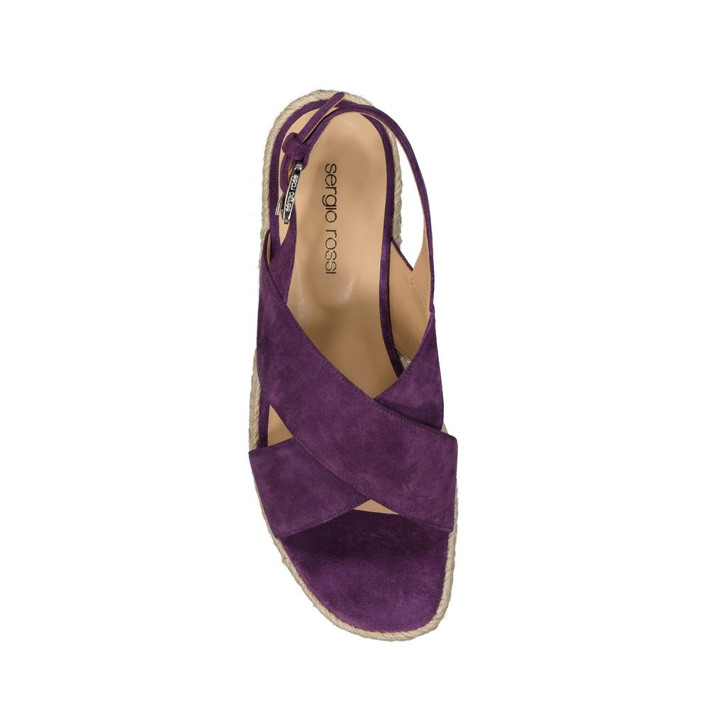 Purple Calfskin Espadrilles
