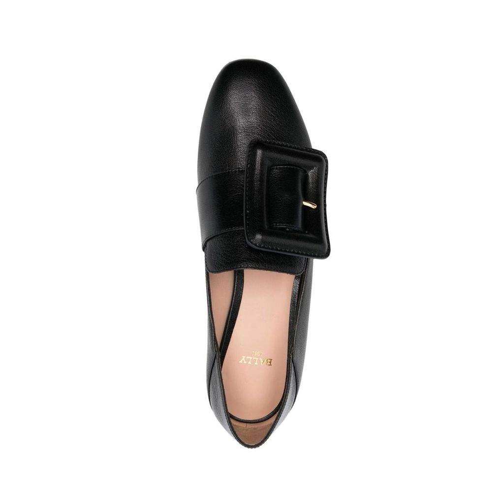Black Calfskin Slip-On Loafers