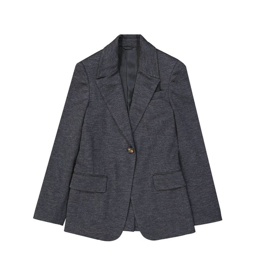 Gray Wool Blazer