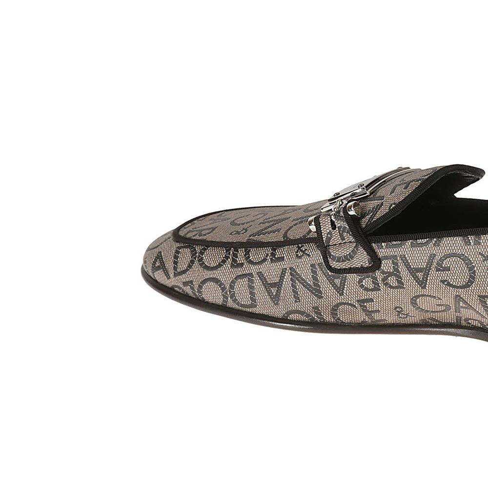 Brown Calfskin Slip-On Loafers