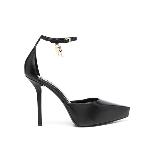 Black Calfskin High Heel Pumps