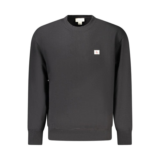 Black Cotton Sweatshirt