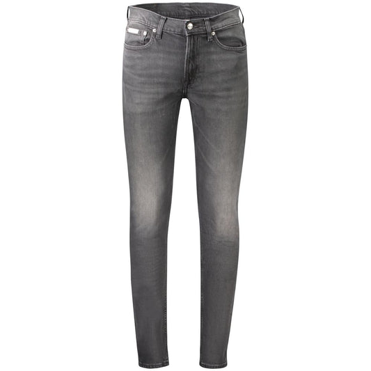 Black Cotton Jeans Denim
